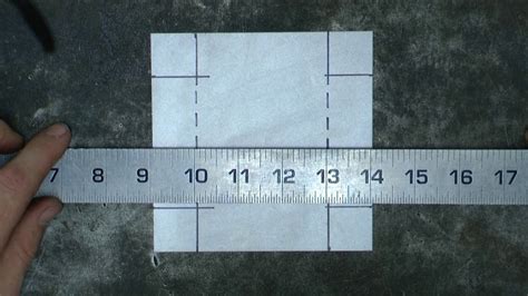 making a box with 45 degree angles in sheet metal|sheet metal box layout.